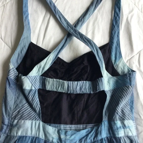 Urban Outfitters Staring at Stars Hazy Blue Pin Up Dress - Picture 11 of 16